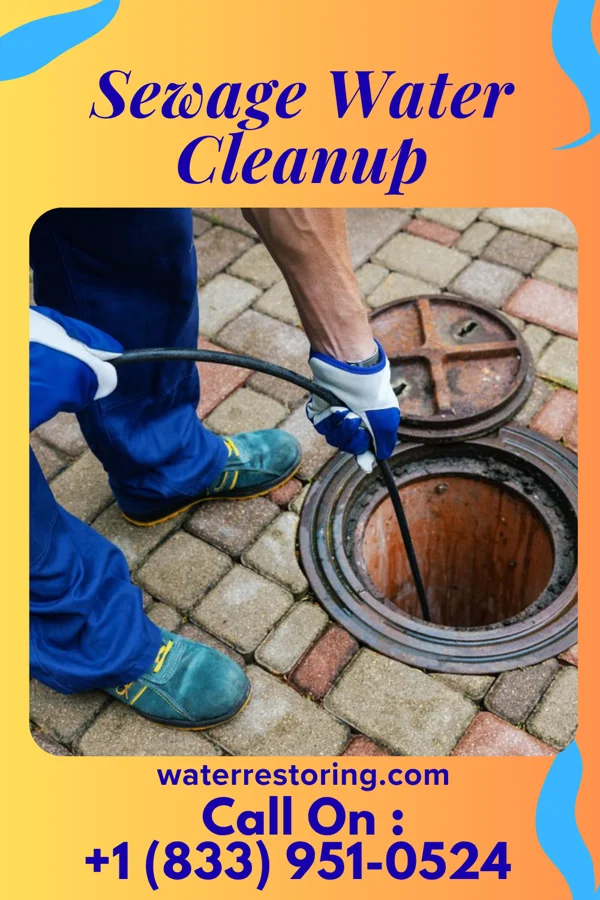 Sewage Water Cleanup in Red Corral, CA